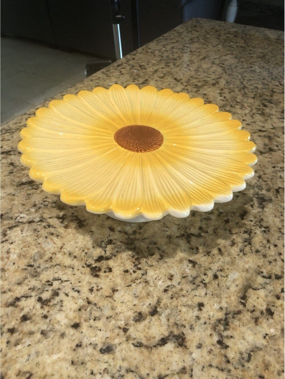 Sunflower Cake Platter Serving Tray
